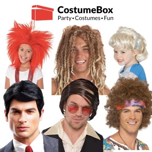 Costume, party wigs australia, costume box